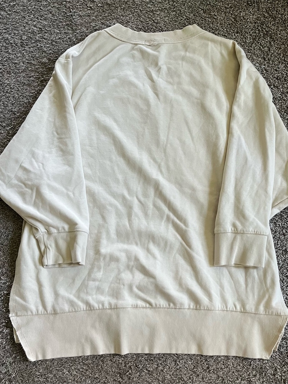 Natural Life | Life is a Canvas Oversized Sweatshirt Love Paint Boho Watercolor - Picture 8 of 9